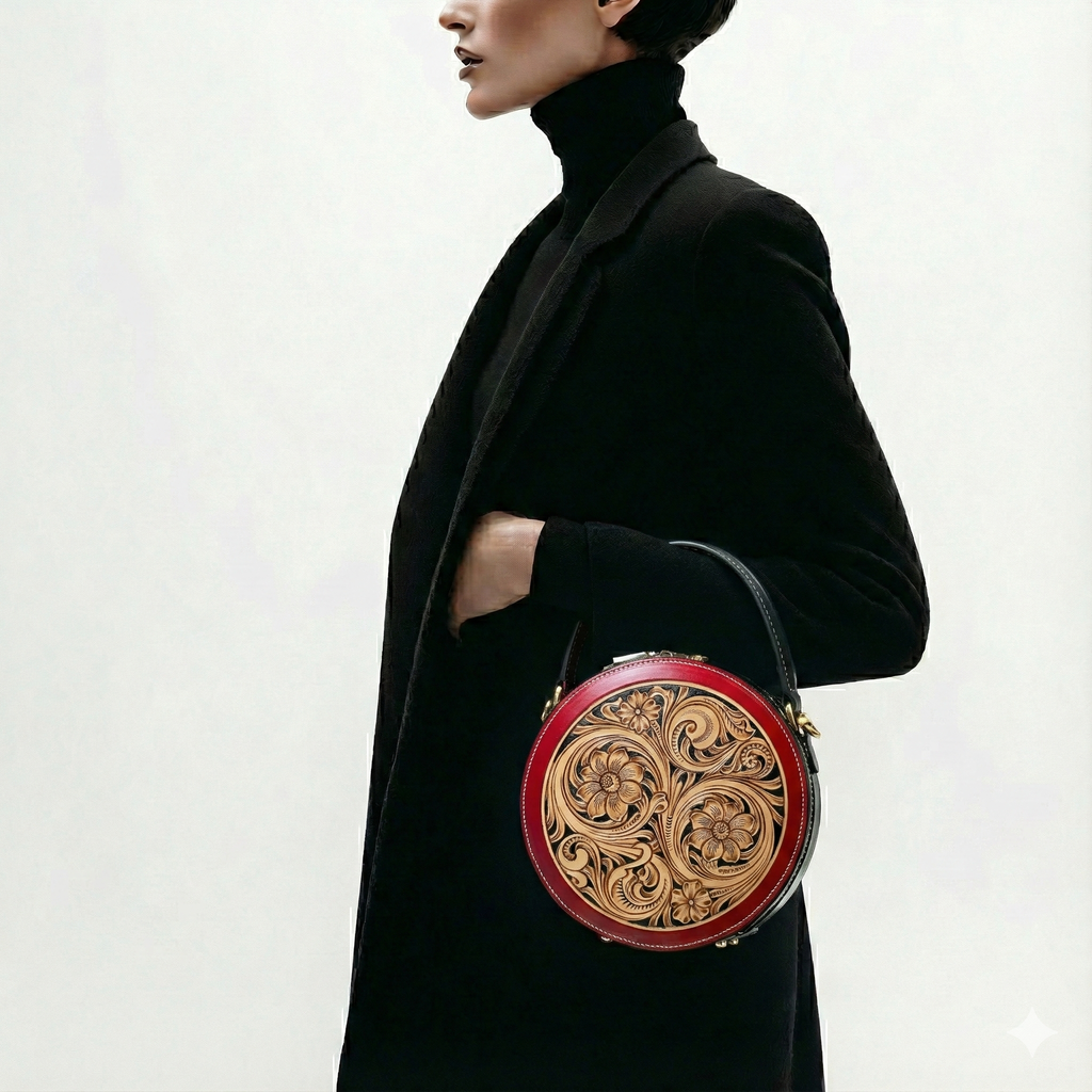 Nicky rouge modèle porté 